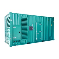 Genset-generador diésel de la serie Cuminss, conjunto de rango de potencia 30 40 50 60 80 100 125 150 200 250 300 KVA, contenedor en venta
