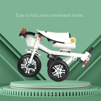 Haute qualité enfants poussette 3 roues enfants vélo bébé Tricycle assis tour 1-3-6 ans roue équilibre bébé garçon fille poussette voyage