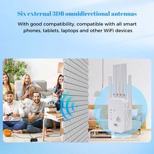Wifi Extender tín hiệu tăng cường tầm xa 1200Mbps băng tần kép 5GHz & 2.4GHz Wifi Extender tín hiệu tăng cường cho nhà Internet Repeater - Product Image 6