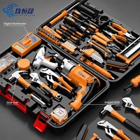 Kit d'outils multifonctionnel pour électricien professionnel, boîte à outils de réparation et d'entretien pour la maison