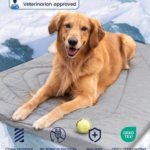Hot Selling Summer Cooling Hunde-und Katzen matte mit Hitzschlag-Präventions kleidung Solid Pattern Pet Ice Mat - Product Image 2