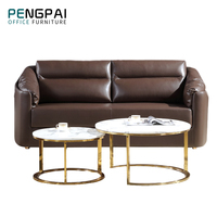 Pengpai Soft Leaders Lounge Mobilier de bureau en attente Ensemble de canapés 1 + 1 + 2 places Meubles de bureau Canapé Mobilier de salon