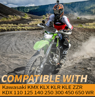 Faro LED para Motocross Enduro para Kawasaki KMX KX KLX KLR KLE ZZR KDX 110 125 140 250 300 450 650 WR Kit de Proyector de Faro