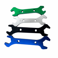 Clé industrielle en aluminium à embout carré, poignée ergonomique antidérapante colorée, gravure laser OEM ODM personnalisée, norme ISO