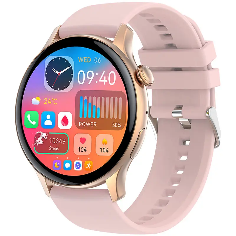 Valdus Thin Body 1.43 Inch Amoled 466*466 High Definition Color Low Power Consumption BT Phone Call Smart Watch HK85