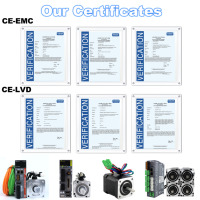 130ST-M15025 Torsi Tinggi 3.8KW 220V 3 Fasa AC Servo Motor Drive Kit 15N.m 2500rpm dengan Kabel untuk Mesin CNC