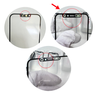 Lentille en verre d'écran extérieur avec pièces de réparation de panneau OCA pour iphone 12 13 14 15 X XS Mini Pro Max Plus