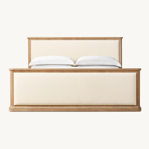 Cama de Plataforma de Madera Maciza Tallada a Mano de Alta Calidad y Lujo Estilo Americano Moderno, Tamaño King/Queen, para Dormitorio, Muebles para el Hogar, Personalizable - Product Image 6