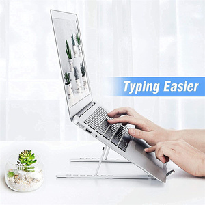 Support pour ordinateur portable en aluminium pliable et portable, réglable sur 6 angles, pour <span class=keywords><strong>MacBook</strong></span>, faible MOQ, en promotion - Product Image 2