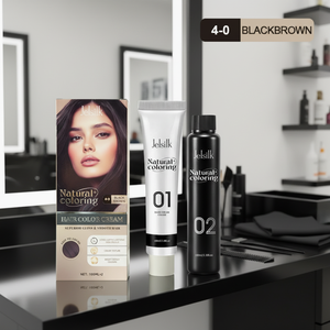 Crème colorante pour cheveux en gros sous marque privée, haute pigmentation, longue tenue, facile à utiliser, <span class=keywords><strong>teinture</strong></span> capillaire permanente pour femmes, usage domestique et professionnel - Product Image 1