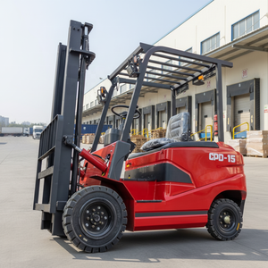 1 טון 1.5טון 2 טון 3 טון מלגזה חשמלי מחיר משקל נגד משקל כבד 4 גלגל מלגזה סוחר מונטקארגז - Product Image 3