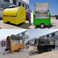 Juyuqug — remorque aliments multifonctionnelle, camion de distribution entièrement conçu en magasin de marchandises à main, magasin de cadeaux en verre, magasin de lunettes