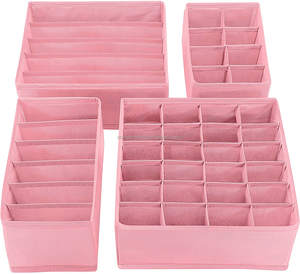 Organizador de Cajones para Ropa Interior, Calcetines y Sujetadores, Divisor de Calcetines de Tela Plegable, Caja de Almacenamiento para Armario y Guardarropa - Product Image 5