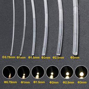 Câble à fibres optiques LED transparent PMMA de 1,5 mm, éclairage par le bout, 700 m par rouleau, couleur lumière du jour 6000K - Product Image 3