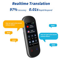 Traducteur intelligent Z2 pour voyager en toute liberté, interprétation simultanée, traducteur multilingue BT, matériau verre + PP