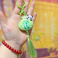 Vente chaude Fortune Bonne Chance Porte-Monnaie Porte-clés Pendentif Exquis Voiture Mignon Dessin Animé En Plastique PVC Léger Couple Promotion