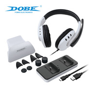 GP-138 12-en-1 pour contrôleur ensemble d'accessoires casque filaire bouton de déclenchement double charge Dock jeu casque Kit ABS