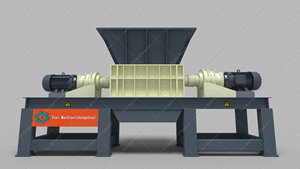 In <span class=keywords><strong>Acciaio</strong></span> di grande Capacità di Alluminio Rottami di Triturazione Macchine Del Corpo di Automobile Crusher Due Albero di Metallo Trituratore Per Il Riciclaggio - Product Image 3