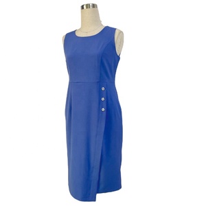 Trajes de Oficina para Mujer, Diseño 2026, Material Negro Brillante, Vestido de Iglesia para Mujer Talla Grande - Product Image 4