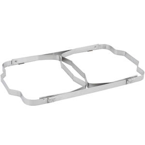 Wanhui RVS rechthoekige voedselwarmer cateringapparatuur chafing dish op alcohol, stapelbaar - Product Image 5