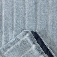 Couverture en fausse fourrure tricotée moderne 100% polyester, multi-usages, légère, de luxe, haut de gamme, pour toutes les saisons