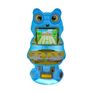 小青蛙儿童硬币操作游艺机儿童游戏疯狂动物园打孔机