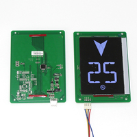 Papan Layar LCD Pengontrol Lift Desain Modern MCTC-HCB-V1 SFTC-CCB-LV-HX untuk Apartemen dan Hotel, Model SFTC-CCB-L-SX