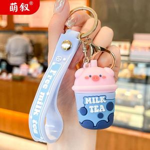 Hot Selling Cute Cartoon Piggy <b>Light</b> Keychain Exquisite Girl Bag <b>Pendant</b> Male/Female Small Gifts Made Rubber Non-Toxic - Product Image 5