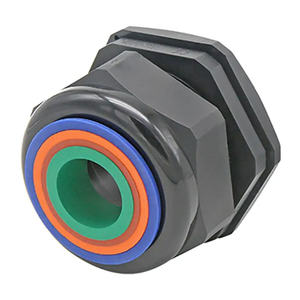 Pg7 pg9 m12 להכניס מרובים כבל הבלוטת מתכת נירוסטה בלוטת מתכת גומי pvc חוט הבלוטה כבל בלוטת מחבר - Product Image 3