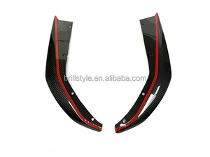 Real Carbon Fiber <strong>R44</strong> /MHC Style Rear Bumper Canards Splitters for BMW M3 G80 4-Door 2021+ G80 Rear Splitters - Product Image 6