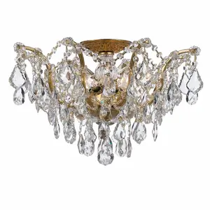 Lamp Stainless Steel Modern K9 Crystal Chandelier Factory For Hotel Villa Wedding Salon Home