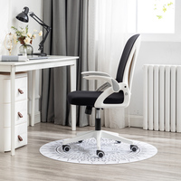 Chaise de bureau ergonomique confortable pour la maison et le bureau, chaise de bureau en maille pour étudiants du collège, chaise d'ordinateur pour longues sessions, dossier de conférence