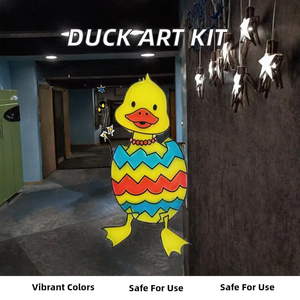 Phục Sinh Hình Dạng Trứng Cửa Sổ Nghệ Thuật Suncatcher Nhựa Mô Hình Với Lỗ Trẻ Em Nguồn Cung Cấp Nghệ Thuật - Product Image 6