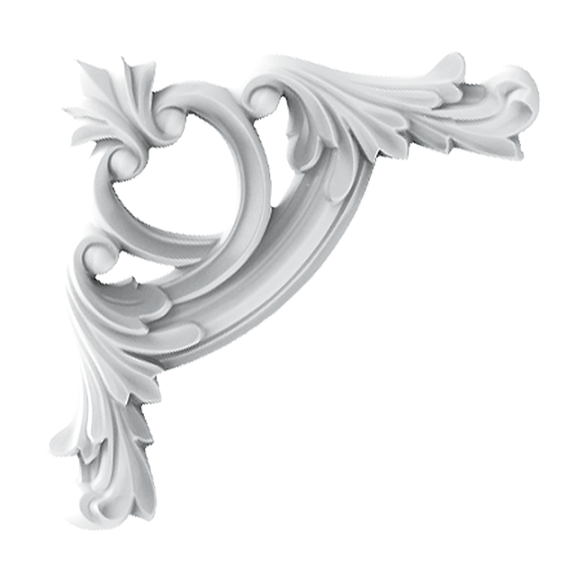 PU Corner Ornaments PU Furniture Decorative