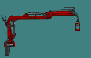 رافعة هيدروليكية عالية الجودة قابلة للطي مع ذراع تلسكوبي لالتقاط الأخشاب، رافعة مثبتة على شاحنة مع مخلب دوار - Product Image 4