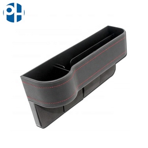 Organizador de Asiento de Coche Universal de Estilo Deportivo de Lujo, Caja de Almacenamiento de Cuero PU con Portavasos - Product Image 6