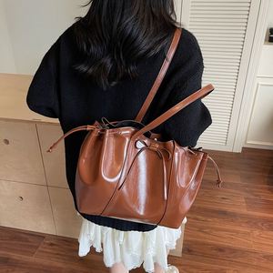 New Large Capacity PU Tote <b>Bags</b> Waterproof Lady's Shoulder <b>Bag</b> Durable Leather Handbags - Product Image 5