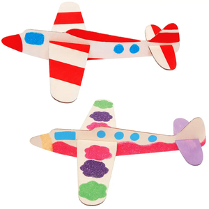Construction jouet Puzzle Kit personnalisé <span class=keywords><strong>avion</strong></span> en <span class=keywords><strong>bois</strong></span> bricolage en <span class=keywords><strong>bois</strong></span> coloriage 3d peinture colorée enfants <span class=keywords><strong>bois</strong></span> unisexe couleur boîte-cadeau 5 âges + - Product Image 5