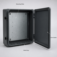 Boîtier de distribution d'alimentation étanche IP65, coffret électrique métallique, armoire en acier, personnalisable OEM
