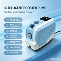 Pompe de surpression intelligente à aimant permanent AJP-400P 400W à économie d'énergie pour l'alimentation en eau du robinet domestique