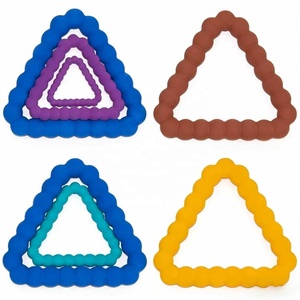 High Elastic Wear Resistant Triangle Silicone <strong>Toy</strong> <strong>Dog</strong> Chew Bite Stick Durable Interactive Training Rubber <strong>Dog</strong> <strong>Toys</strong> - Product Image 5