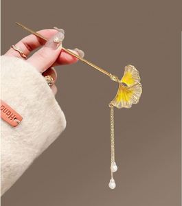 Elegant Chinese Style Hair Accessories Vintage <b>Spring</b> Flower Element Hairpins Light Luxury Tassel Hair Stick for Women Girls - Product Image 6