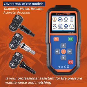Sunwolf 2IN1 Programmable Universal <b>TPMS</b> sensor 315MHz/433MHz MT-Sensor TPS218 For TS66WF TPS91-R Ruber Valve - Product Image 6
