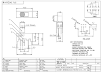 Interrupteur à glissière SS-23D03 2P3T 3 positions, mini, avec bouton, montage sur panneau, avec douille filetée, trou traversant pour PCB, 50V DC 0.3A, personnalisable OEM