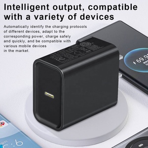 <span class=keywords><strong>Pse</strong></span> Nhật Bản Chứng Nhận Pd 20W Gan Sạc Power <span class=keywords><strong>Adapter</strong></span> Loại C Cổng Duy Nhất Nhanh Chóng Sạc Tường Sạc Cho iPhone 16 15 14 Pro Max - Product Image 2