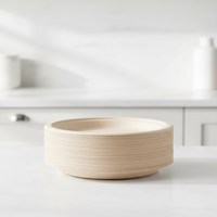 Assiettes jetables écologiques biodégradables et compostables en bagasse de canne à sucre, compatibles micro-ondes, pour restaurants et fêtes