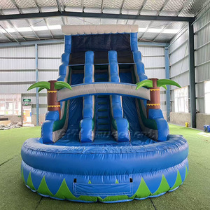 <span class=keywords><strong>Location</strong></span> pour fêtes : Parc aquatique gonflable à thème estival, 19 pieds de haut, <span class=keywords><strong>avec</strong></span> toboggan à double piste et <span class=keywords><strong>piscine</strong></span> - Product Image 4