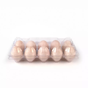 Factory Direct Sale Custom Size Plastic PET Packaging Egg Box for Supermarket
