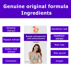 Vente en gros usine : Complément d'agrandissement et d'amélioration mammaire à base d'extrait de racine de Kudzu et d'extrait de Ginseng pour des seins plus ronds - Product Image 4