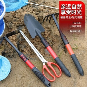 Beachcombing Tool Set Shovel Rake Hoe Crab Grabber Clam Digging Kit For Kids Outdoor Beach Play - Product Image 3